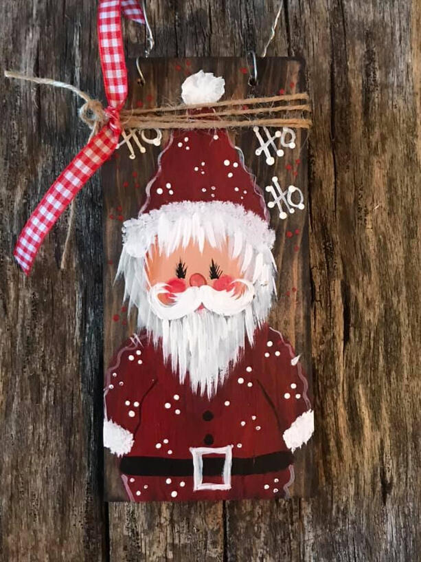 Santa door hanger